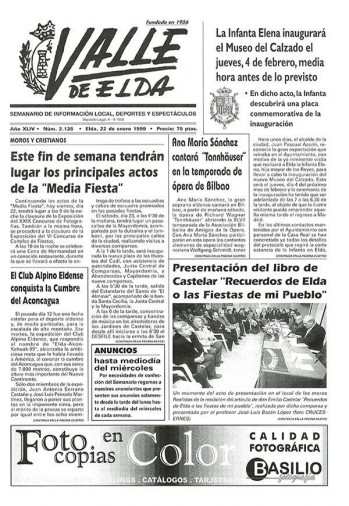 N&uacute;mero 2.135 - 22 de enero de 1999