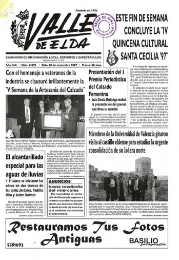 N&uacute;mero 2.079 - 28 de noviembre de 1997