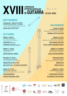 M&uacute;sica: 18&ordf; edici&oacute;n de las Jornadas Internacionales de Guitarra