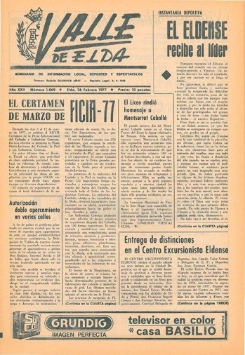 N&uacute;mero 1.069 - 26 de febrero de 1977