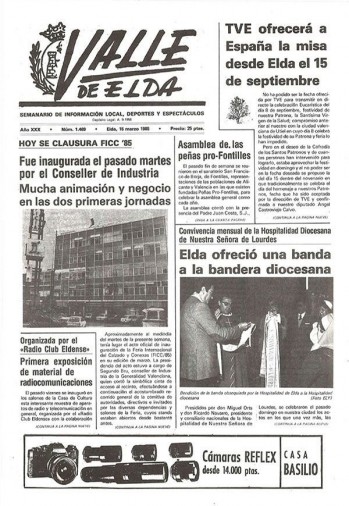 N&uacute;mero 1.469 - 15 de marzo de 1985