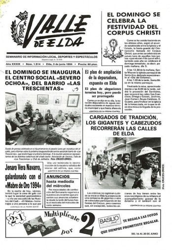 N&uacute;mero 1.914 - 3 de junio de 1994