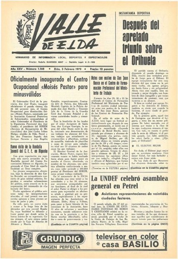 N&uacute;mero 1.168 - 3 de febrero de 1979