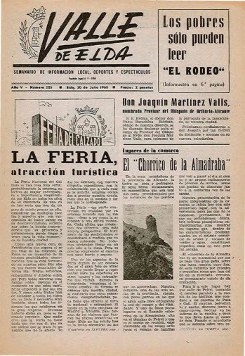 N&uacute;mero 0205 - 30 de julio de 1960