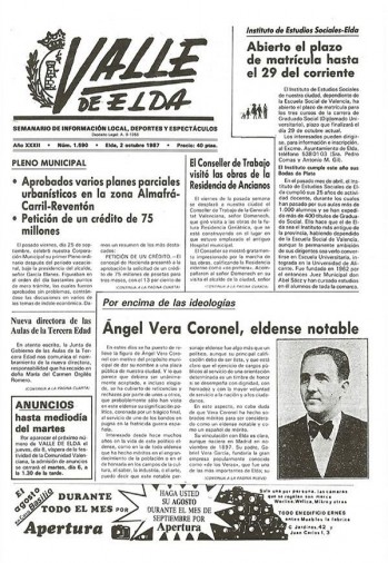 N&uacute;mero 1.590 - 2 de octubre de 1987