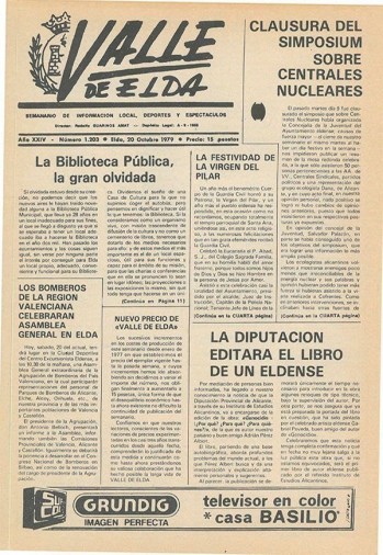 N&uacute;mero 1.203 - 20 de octubre de 1979