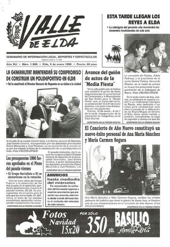 N&uacute;mero 1.988 - 5 de enero de 1996