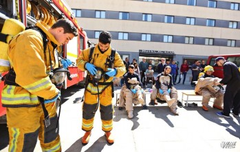 Pr&aacute;cticas de los ciclos de Emergencias por todo lo alto en el Ba&uacute;l del Estudiante