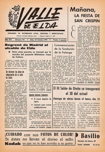 N&uacute;mero 0791 - 23 de octubre de 1971