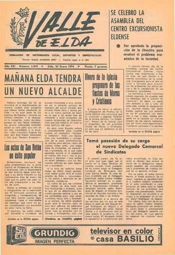 N&uacute;mero 1.013 - 24 de enero de 1976