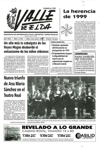 N&uacute;mero 2.133 - 8 de enero de 1999