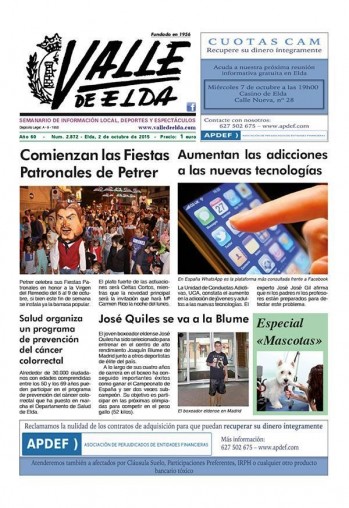 N&uacute;mero 2.872 - 2 de octubre de 2015