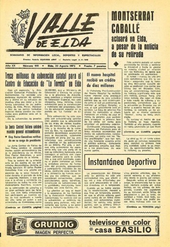 N&uacute;mero 0991 - 23 de agosto de 1975