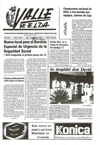 N&uacute;mero 1.494 - 4 de octubre de 1985