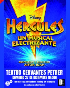 Musical: "H&eacute;rcules: un musical electrizante"