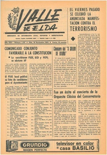 N&uacute;mero 1.157 - 18 de noviembre de 1978