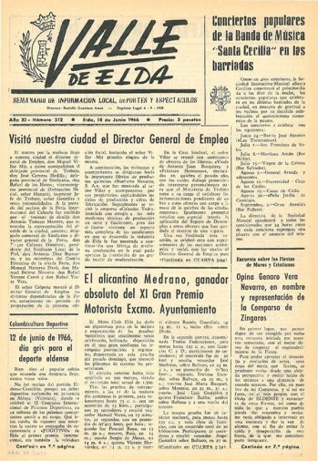 N&uacute;mero 0512 - 18 de junio de 1966