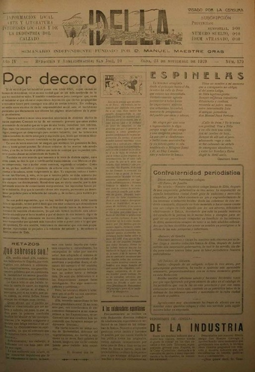 Idella nº 179<span>Año 1929</span>