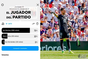 Ian Mackay vuelve a ser elegido como mejor jugador de la semana