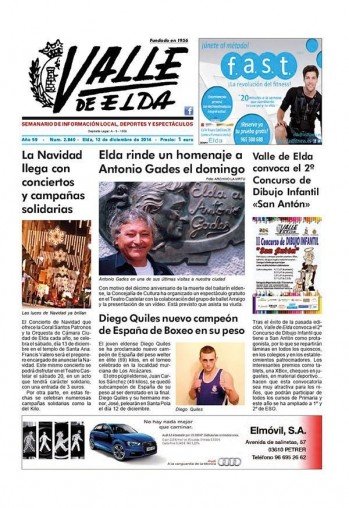N&uacute;mero 2.840 - 12 de diciembre de 2014