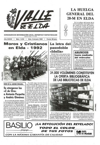 N&uacute;mero 1.818 - 4 de junio de 1992