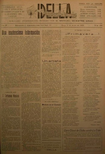 Idella n&ordm; 163 - A&ntilde;o 1929