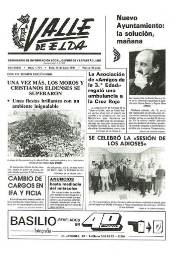 N&uacute;mero 1.771 - 14 de junio de 1991