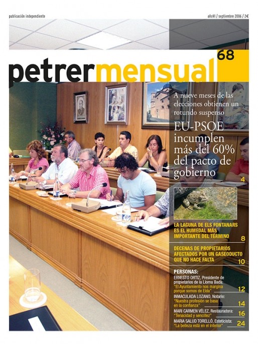 Petrer Mensual Nº 68<span>Septiembre de 2006</span>