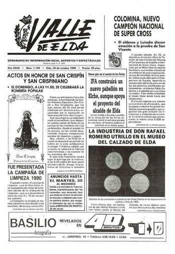 N&uacute;mero 1.738 - 26 de octubre de 1990