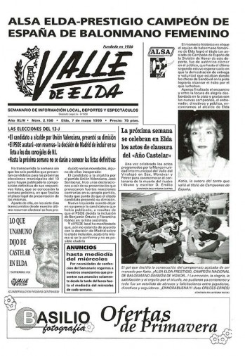 N&uacute;mero 2.150 - 7 de mayo de 1999
