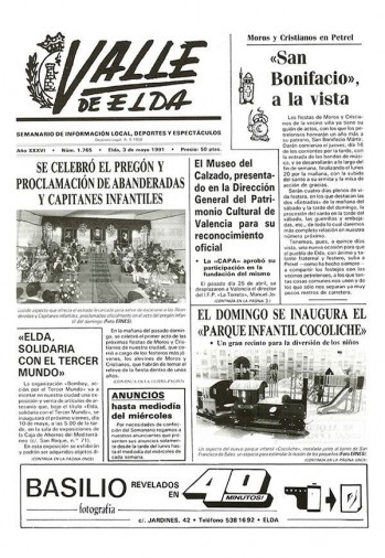 N&uacute;mero 1.765 - 3 de mayo de 1991