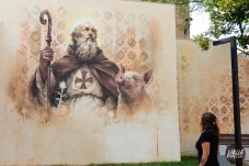 El nuevo mural de San Ant&oacute;n ya es una realidad