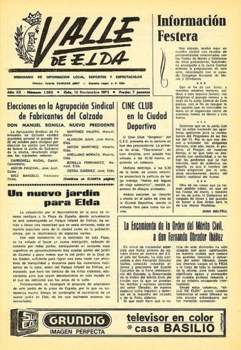 N&uacute;mero 1.003 - 15 de noviembre de 1975