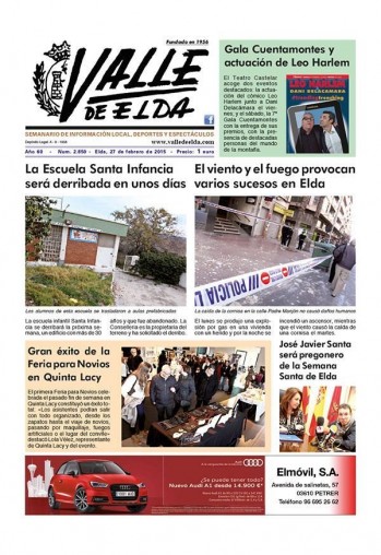 N&uacute;mero 2.850 - 27 de febrero de 2015