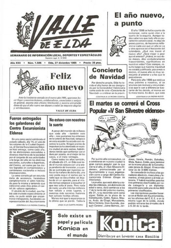 N&uacute;mero 1.506 - 27 de diciembre de 1985