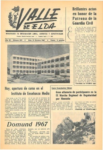 N&uacute;mero 0582 - 21 de octubre de 1967