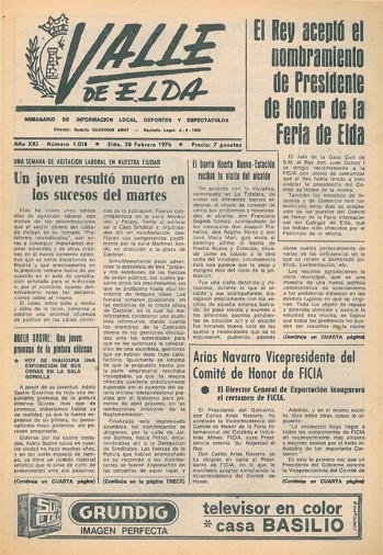 N&uacute;mero 1.018 - 28 de febrero de 1976