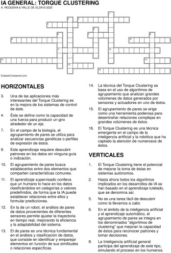 Inteligencia artificial general: Torque Clustering