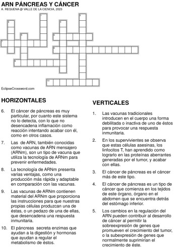 ARN, p&aacute;ncreas y c&aacute;ncer