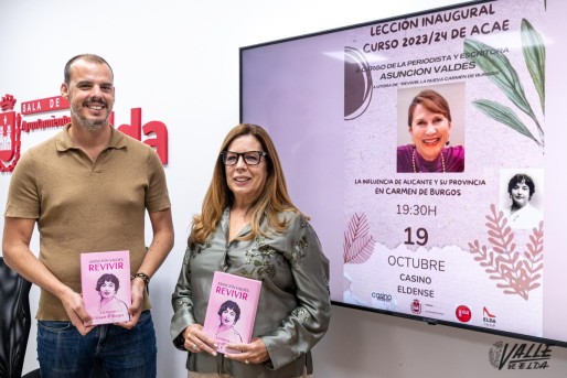La periodista Asunci&oacute;n Vald&eacute;s inaugurar&aacute; el nuevo curso de la Asociaci&oacute;n Cultural Aulas de Elda