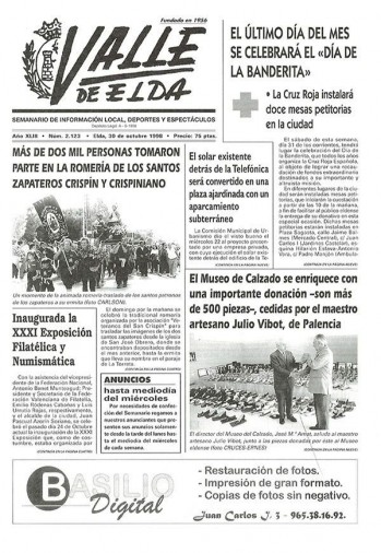N&uacute;mero 2.123 - 30 de octubre de 1998