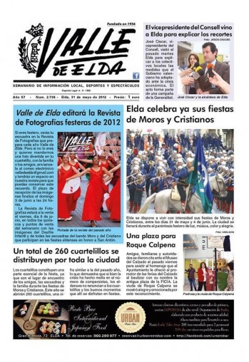 N&uacute;mero 2.736 - 31 de mayo de 2012
