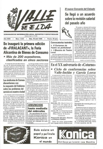 N&uacute;mero 1.522 - 18 de abril de 1986