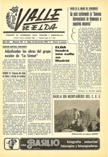 N&uacute;mero 0951 - 16 de noviembre de 1974