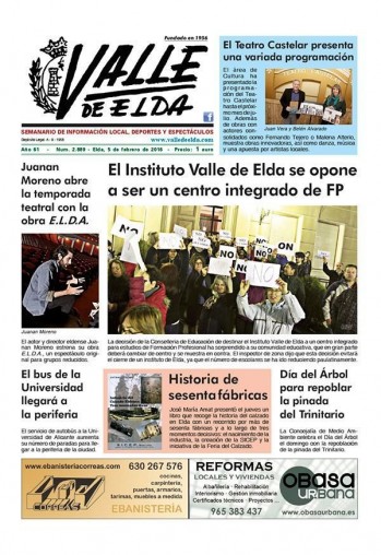 N&uacute;mero 2.889 - 5 de febrero de 2016