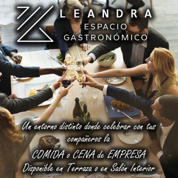 &ldquo;Leandra&rdquo; cuenta con terraza e interior para tus comidas o cenas de empresa