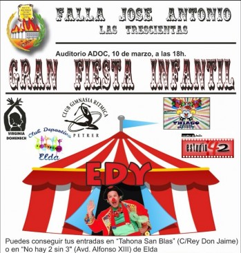 La Falla Las 300 celebra este s&aacute;bado su Gran Fiesta Infantil