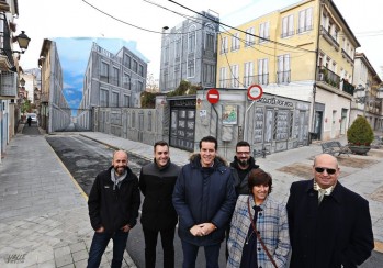 El trampantojo de la Plaza Constituci&oacute;n se ha inaugurado hoy como alternativa a la recuperaci&oacute;n de espacios abandonados