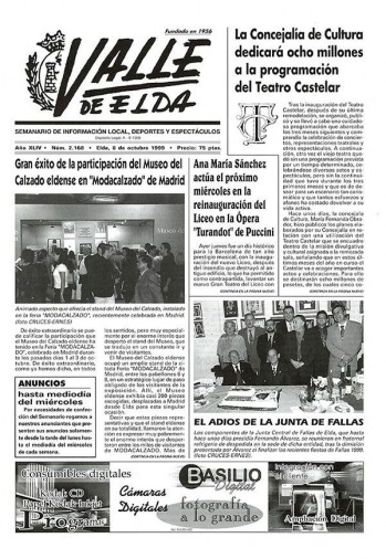 N&uacute;mero 2.168 - 8 de octubre de 1999