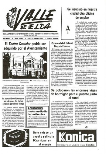 N&uacute;mero 1.562 - 20 de febrero de 1987